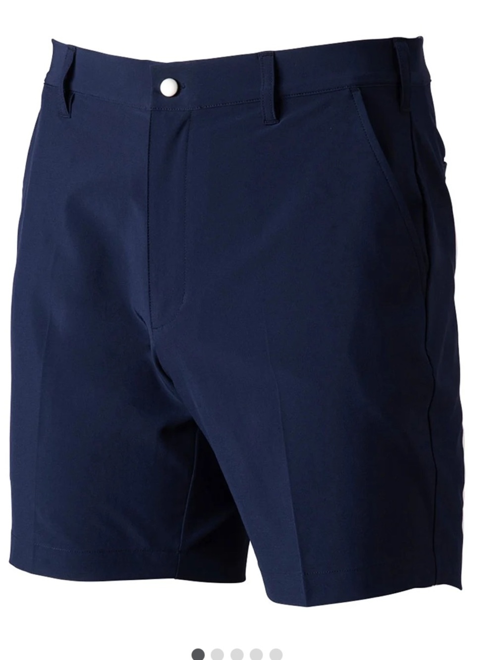 TGW Men’s Performance Golf Shorts Navy Blue Stretch Moisture Wicking Flat Front